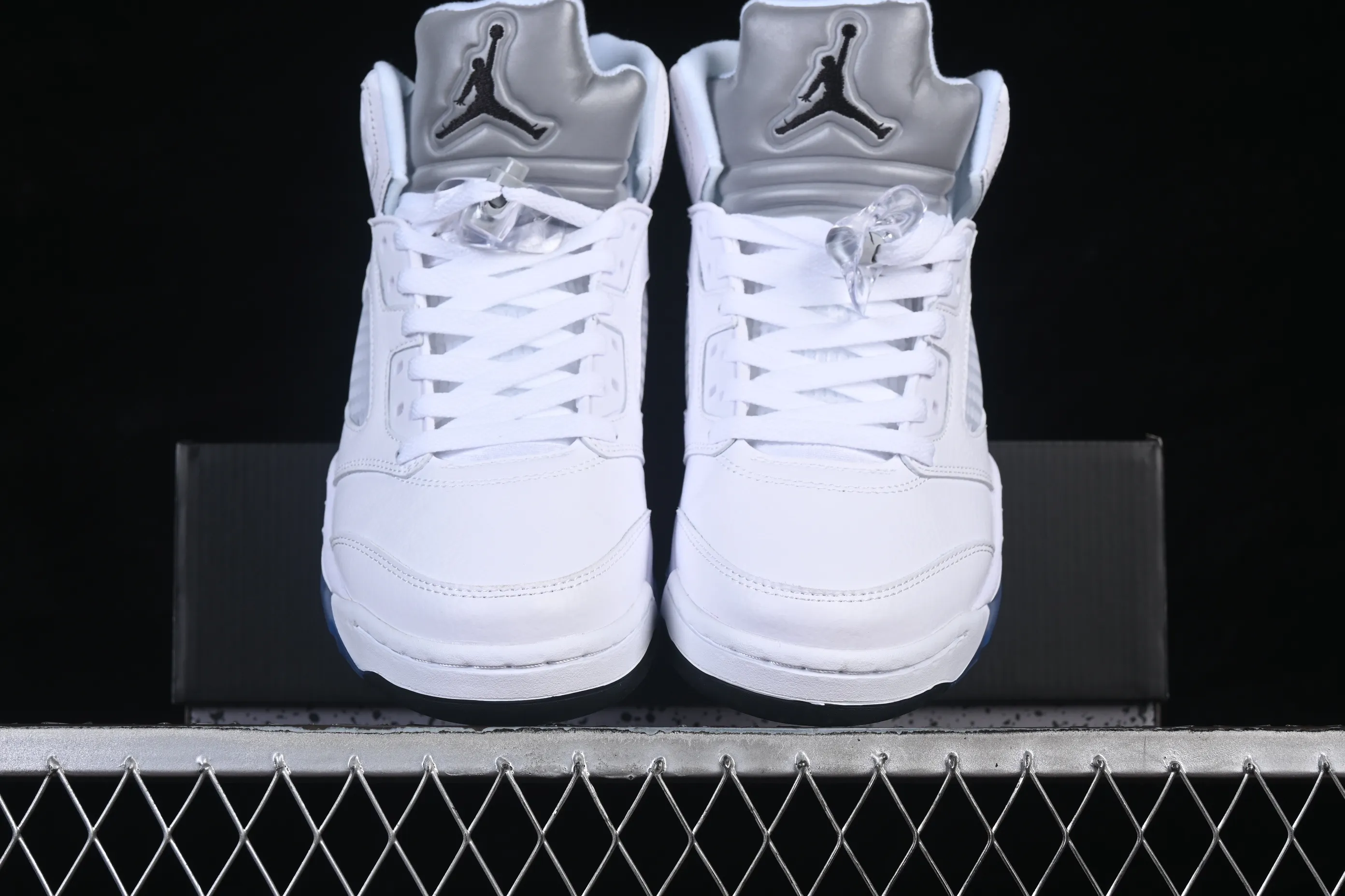 All categories Air Jordan Jordan series basketball shoes Air Jordan 5 Air Jordan 5 Retro "White Metallic" AJ5 Joe 5 Silver HQ7978-103